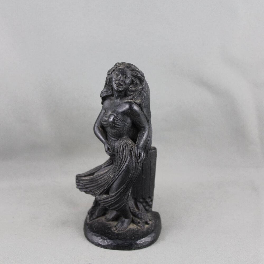 Vintage Coco Joes Hula Figurine - Swaying Hula Beauty # 262 - Made with Lava